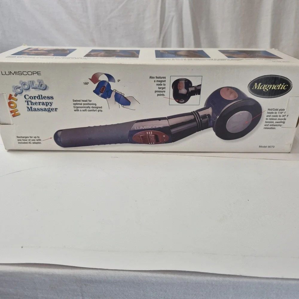 Lumiscope Massager Hot-cold Magnetic Therapy Rechargable Body Massager 8070